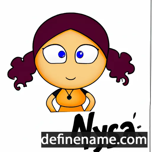 cartoon of the name Nyssa