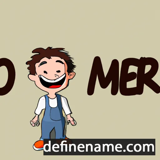 cartoon of the name Ömer