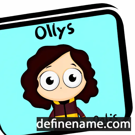 cartoon of the name Odalys