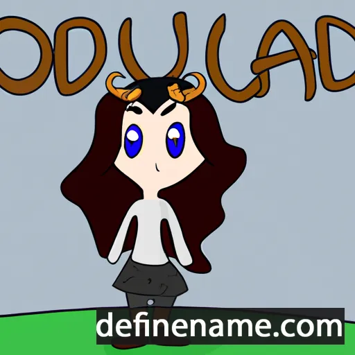 cartoon of the name Oddrún