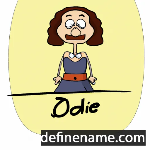 cartoon of the name Odile