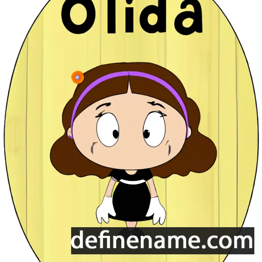 cartoon of the name Odilia