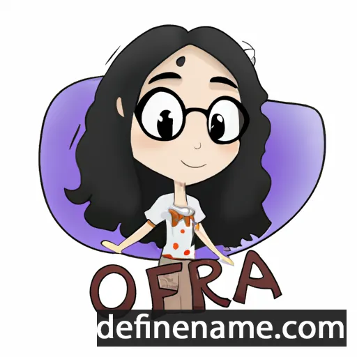 cartoon of the name Ofira