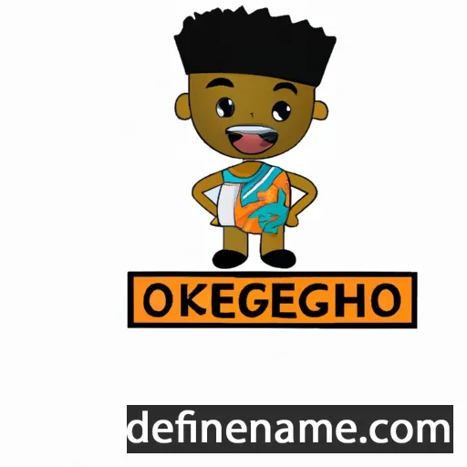 cartoon of the name Oghenekaro