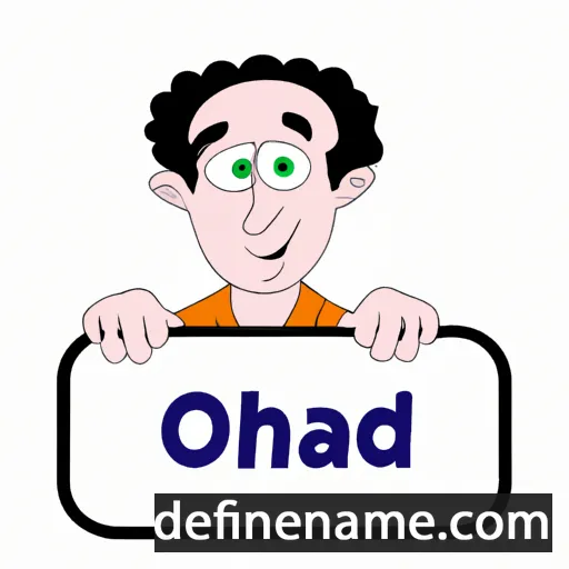 cartoon of the name Ohad