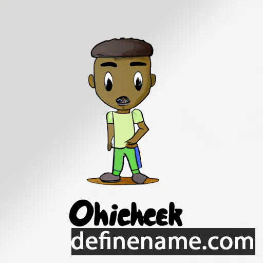 cartoon of the name Okechukwu