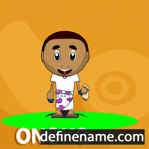 cartoon of the name Okonkwo