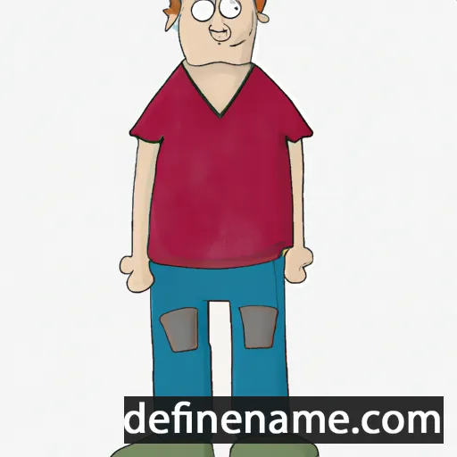 cartoon of the name Oleksander