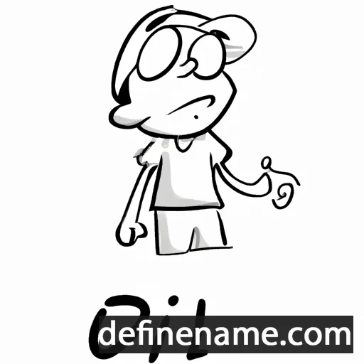 cartoon of the name Oli