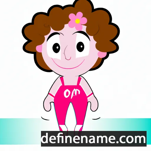 cartoon of the name Olimpia