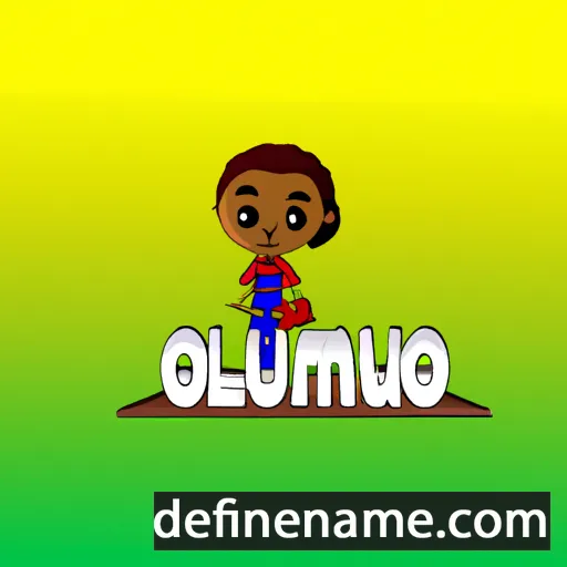 cartoon of the name Oluwafunmilayo