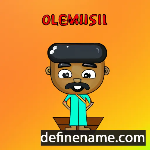 cartoon of the name Oluwayemisi