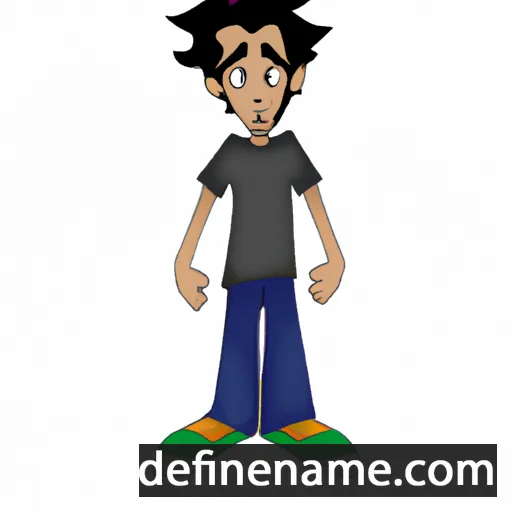 cartoon of the name Omar