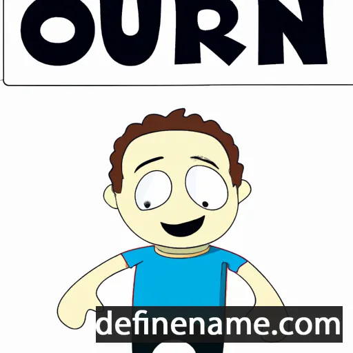 cartoon of the name Onur