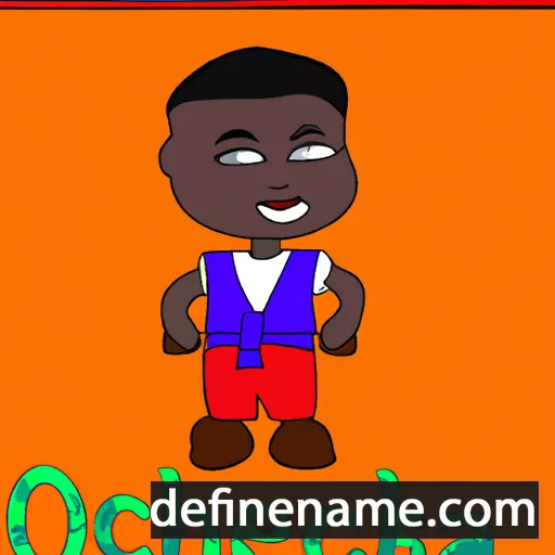 cartoon of the name Onyekachi