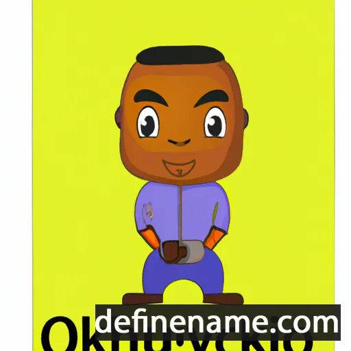 cartoon of the name Onyekachukwu