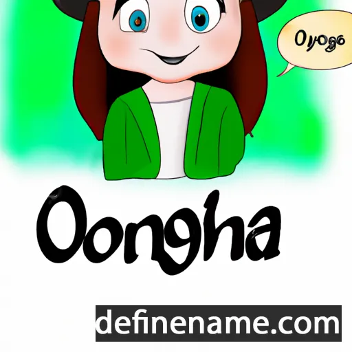 cartoon of the name Oonagh