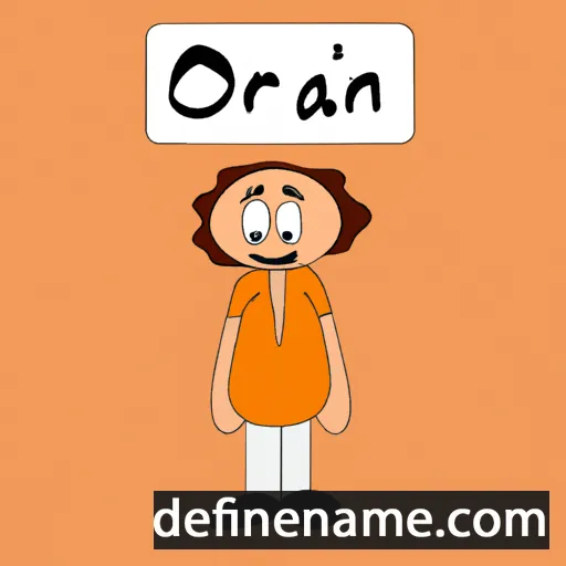 Oran cartoon