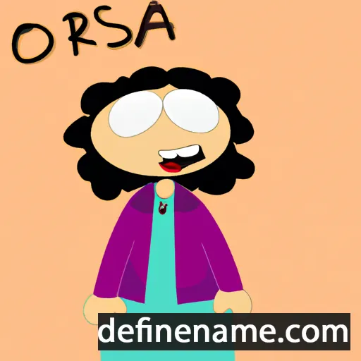 cartoon of the name Orsina