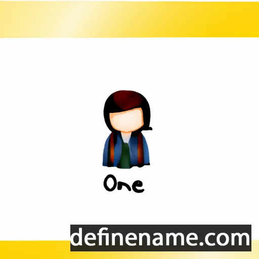 cartoon of the name Osanne