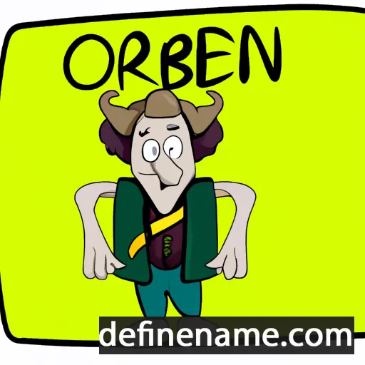 cartoon of the name Osbeorn