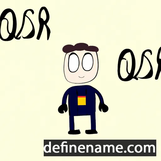 cartoon of the name Osgar