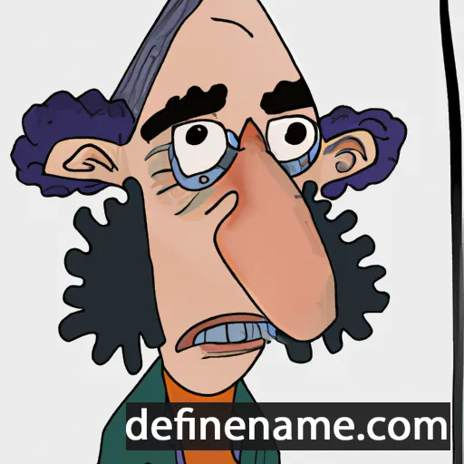 cartoon of the name Osher