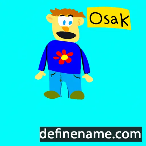 cartoon of the name Oskar