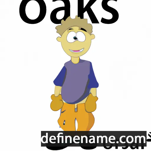 cartoon of the name Oskars