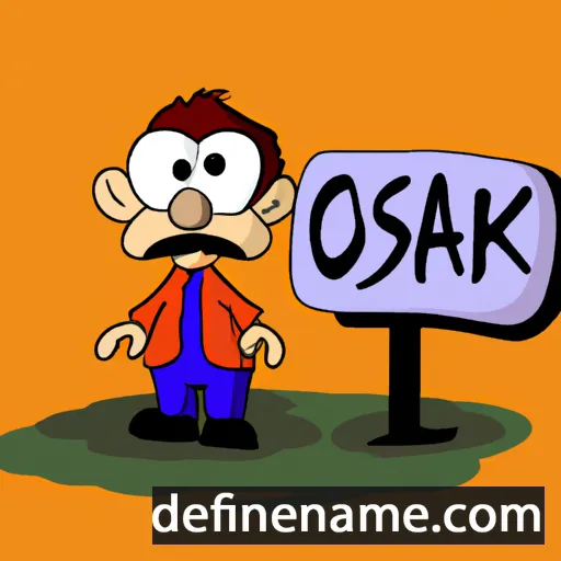 cartoon of the name Oszkár