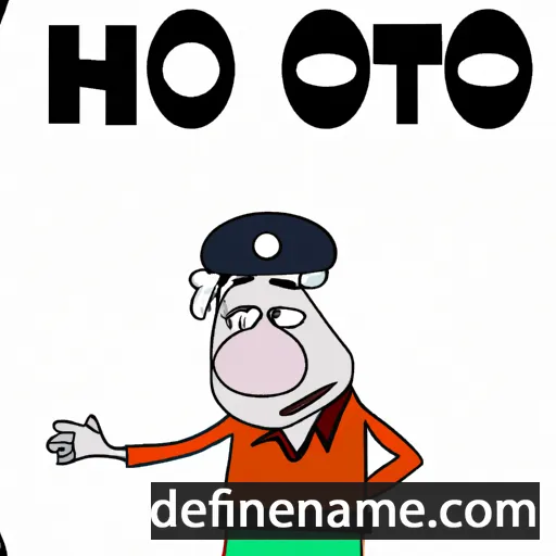 cartoon of the name Otho