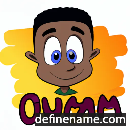 cartoon of the name Oumar