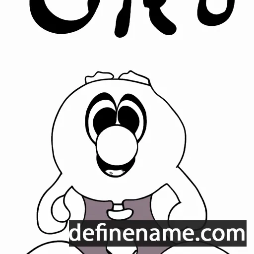 cartoon of the name Ouri