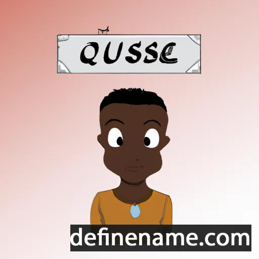 cartoon of the name Ousmane