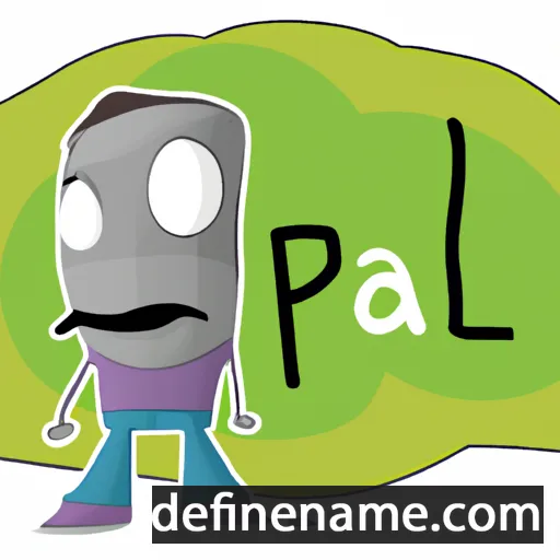 Pál cartoon