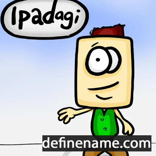 cartoon of the name Padrig