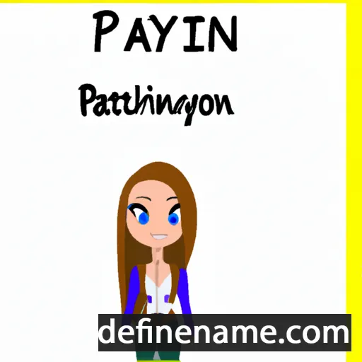 Paityn cartoon