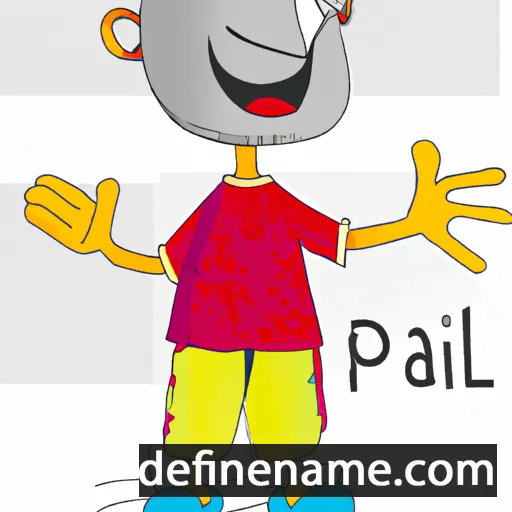 cartoon of the name Pali