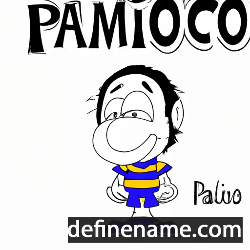 cartoon of the name Palmiro