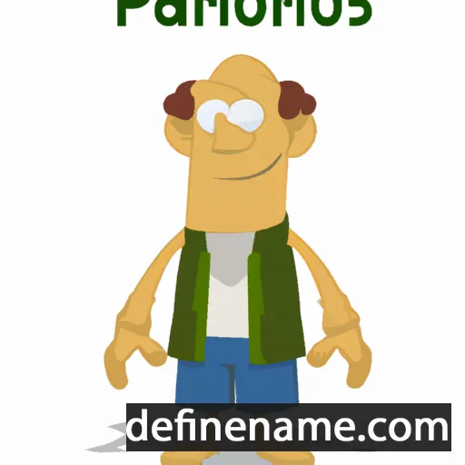 cartoon of the name Pamphilos