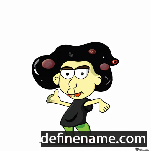 cartoon of the name Panni