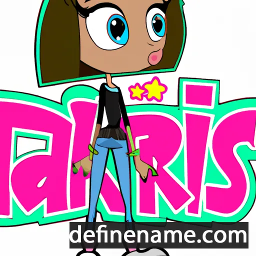 cartoon of the name Parris