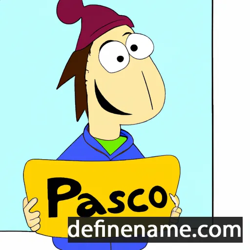 cartoon of the name Paško