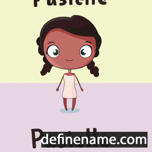 cartoon of the name Pascaline