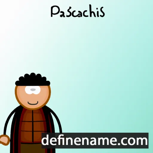 cartoon of the name Paschalis