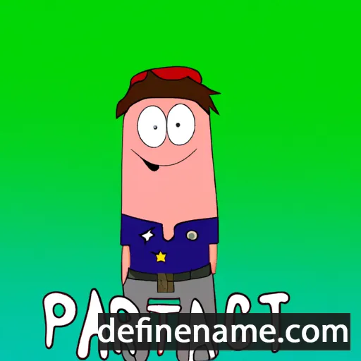 cartoon of the name Patric