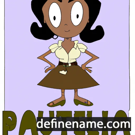 cartoon of the name Pauletta