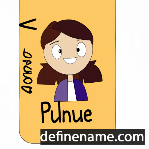 cartoon of the name Pauline