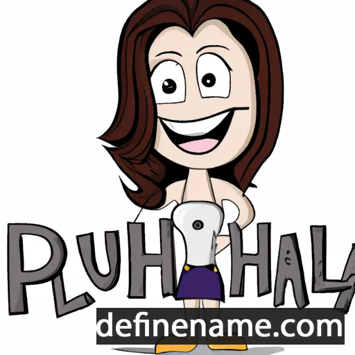 cartoon of the name Paulinha