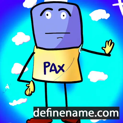 Pax cartoon